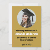 写真卒業Grad 2023発表 案内状 (正面)