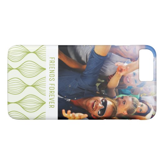 写真及び文字の緑のOgeeカスタムなパターン Case-Mate iPhoneケース (裏面(横))