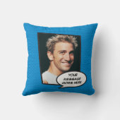 写真名おもしろいレトロ漫画ブックアポップ・アートのート クッション (裏面)