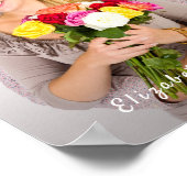 写真名の追加テンプレート ポスター (角)