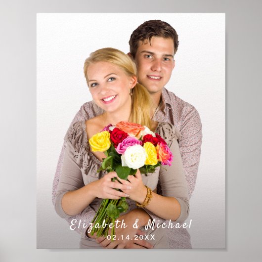 写真名の追加テンプレート ポスター (正面)