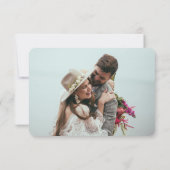 写真名ス結婚クリプトの新しい愛感謝してい サンキューカード (裏面)