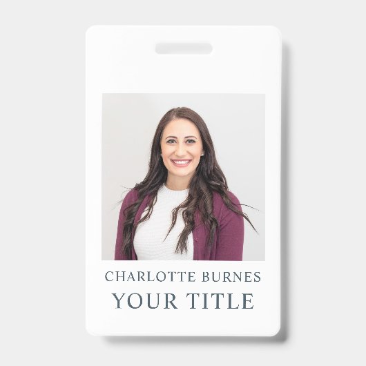 写真名タイトルバッジ バッジ (Front)