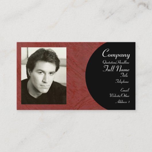 写真名刺の追加 名刺 (正面)