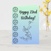 写真名気持ちスポーツテーマバレーボール カード (黄色い花)