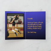 写真名気持ちスポーツテーマバレーボール カード (内部)