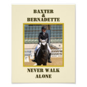 写真名馬の所有者の恋人 フォトプリント            (正面)