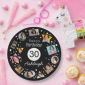 写真名30th Birthday ペーパープレート (パーティー)