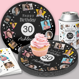 写真名30th Birthday ペーパープレート