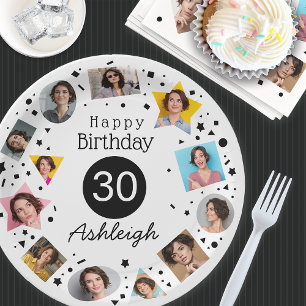 写真名30th Birthday ペーパープレート