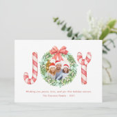 写真名 |水彩ジョイクリスマスリース (スタンド正面)