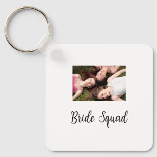写真名bridesmaid squad花嫁パーティーの追加 キーホルダー