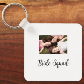 写真名bridesmaid squad花嫁パーティーの追加 キーホルダー (正面)