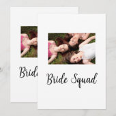 写真名bridesmaid squad花嫁パーティーの追加 シーズンカード (正面/裏面)