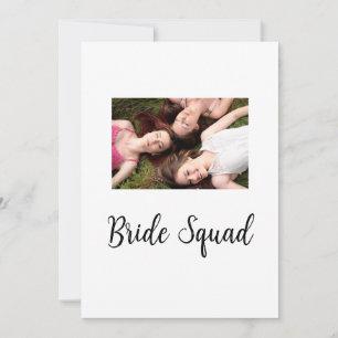 写真名bridesmaid squad花嫁パーティーの追加 シーズンカード