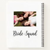 写真名bridesmaid squad花嫁パーティーの追加 ノートブック (裏面)