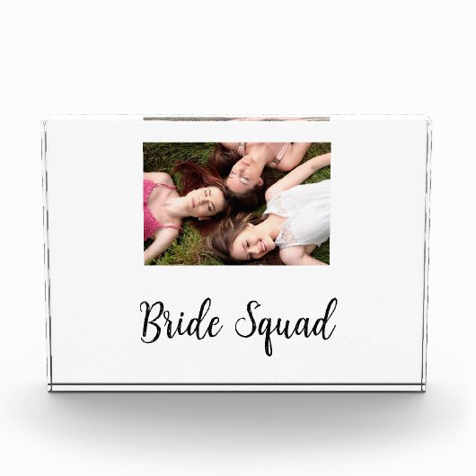 写真名bridesmaid squad花嫁パーティーの追加 フォトブロック (正面)
