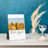 写真名bridesmaid squad花嫁パーティーの追加 フォトプラーク (側面)