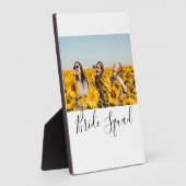 写真名bridesmaid squad花嫁パーティーの追加 フォトプラーク (側面)