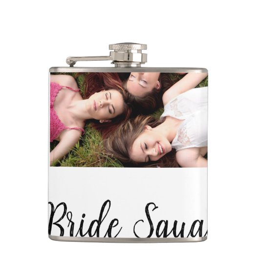 写真名bridesmaid squad花嫁パーティーの追加 フラスク (正面)