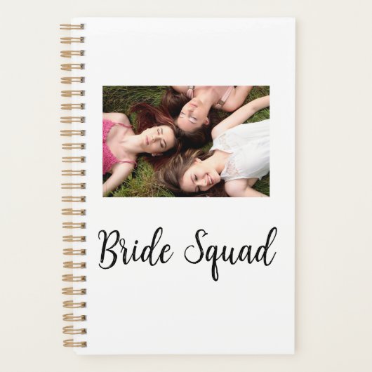 写真名bridesmaid squad花嫁パーティーの追加 プランナー手帳 (正面)