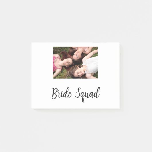 写真名bridesmaid squad花嫁パーティーの追加 ポストイット (正面)