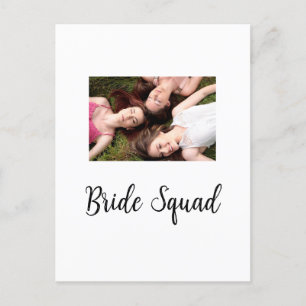 写真名bridesmaid squad花嫁パーティーの追加 ポストカード
