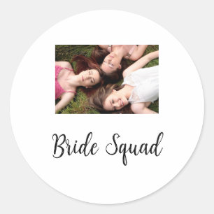写真名bridesmaid squad花嫁パーティーの追加 ラウンドシール