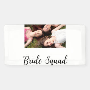 写真名bridesmaid squad花嫁パーティーの追加 横断幕