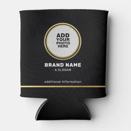 写真名ID黒 缶クーラー (正面)