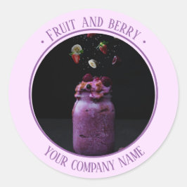 写真商品プロモーションステッカー ラウンドシール