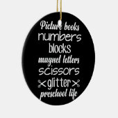 写真図書番号ブロック磁石文字 セラミックオーナメント (右)