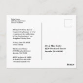 写真大学院お洒落脚書モダン書 ポストカード (裏面)