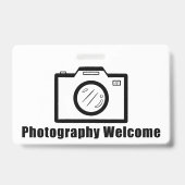 写真大歓迎！ バッジ (裏面)