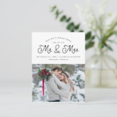 写真夫妻の新婚 シーズンポストカード (スタンド正面)