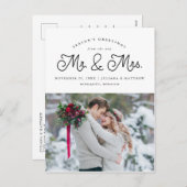 写真夫妻の新婚 シーズンポストカード (正面/裏面)