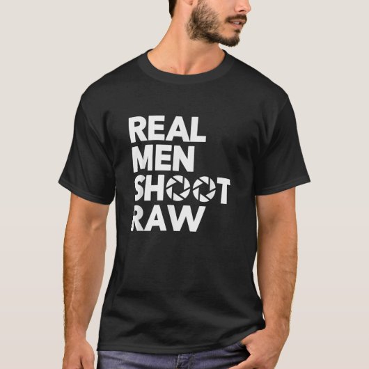 写真好おもしろいきカメラ写真家ギフト Tシャツ (正面)