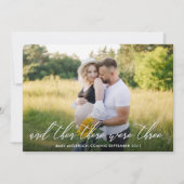 写真妊モダン娠告知 案内状 (正面)