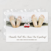 写真妊娠のお知らせ 案内状 (正面/裏面)