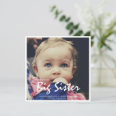 写真妊娠ビッグシスターピンクの発表 案内状 (スタンド正面)