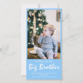 写真妊娠ビッグブラザー・ブルーの発表 案内状 (正面)