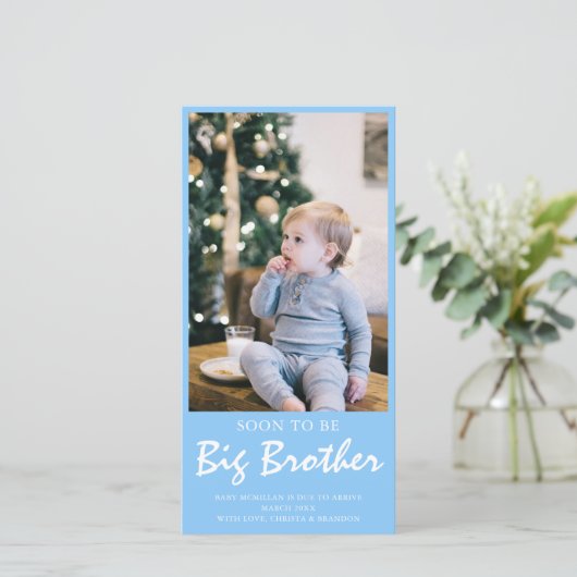 写真妊娠ビッグブラザー・ブルーの発表 案内状 (スタンド正面)