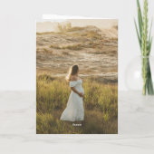 写真妊娠ママ母の日 カード (裏面)