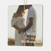 写真妊娠ママto be セラミックオーナメント (左)