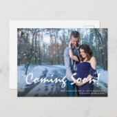 写真妊娠告知カード 案内ポストカード (正面/裏面)