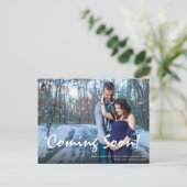 写真妊娠告知カード 案内ポストカード (スタンド正面)