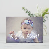 写真妊娠姉妹発表カード 案内状 (スタンド正面)