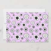 写真妊娠姉妹発表カード 案内状 (裏面)