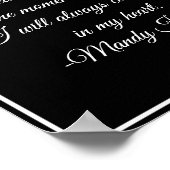 写真妊婦の美しい妊娠ママ引用文 ポスター (角)