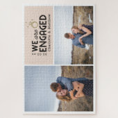 写真婚約した婚約 ジグソーパズル (縦)